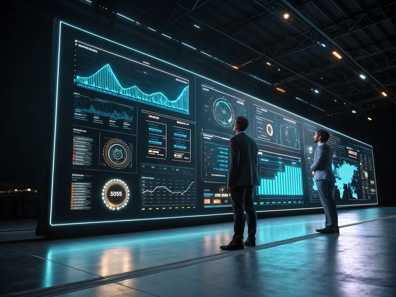 An image depicting a dashboard with AI-driven analytics, showcasing lead generation, sales automation, and marketing insights.